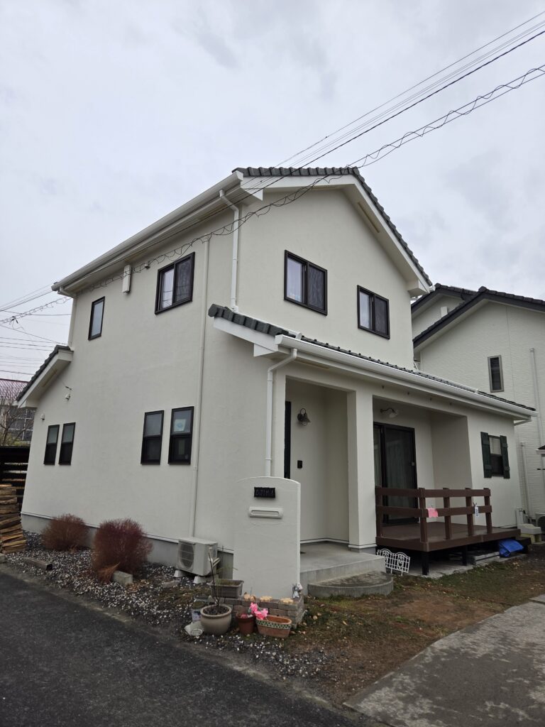 桐生市にて外壁塗装工事